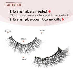 Onlyall close-up of ultra-thin lash band for invisible wear