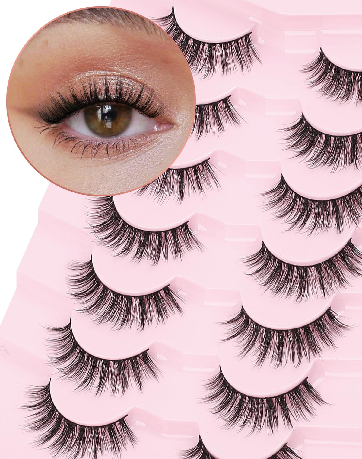 Onlyall front packaging showing seven pairs and natural flared style benefit comfort