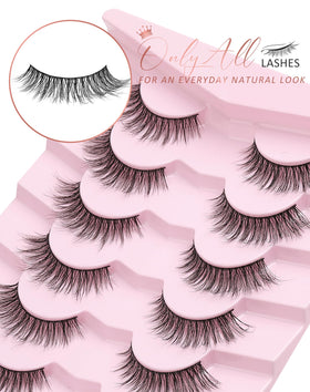 Onlyall lashes styled for wedding look creating subtle definition