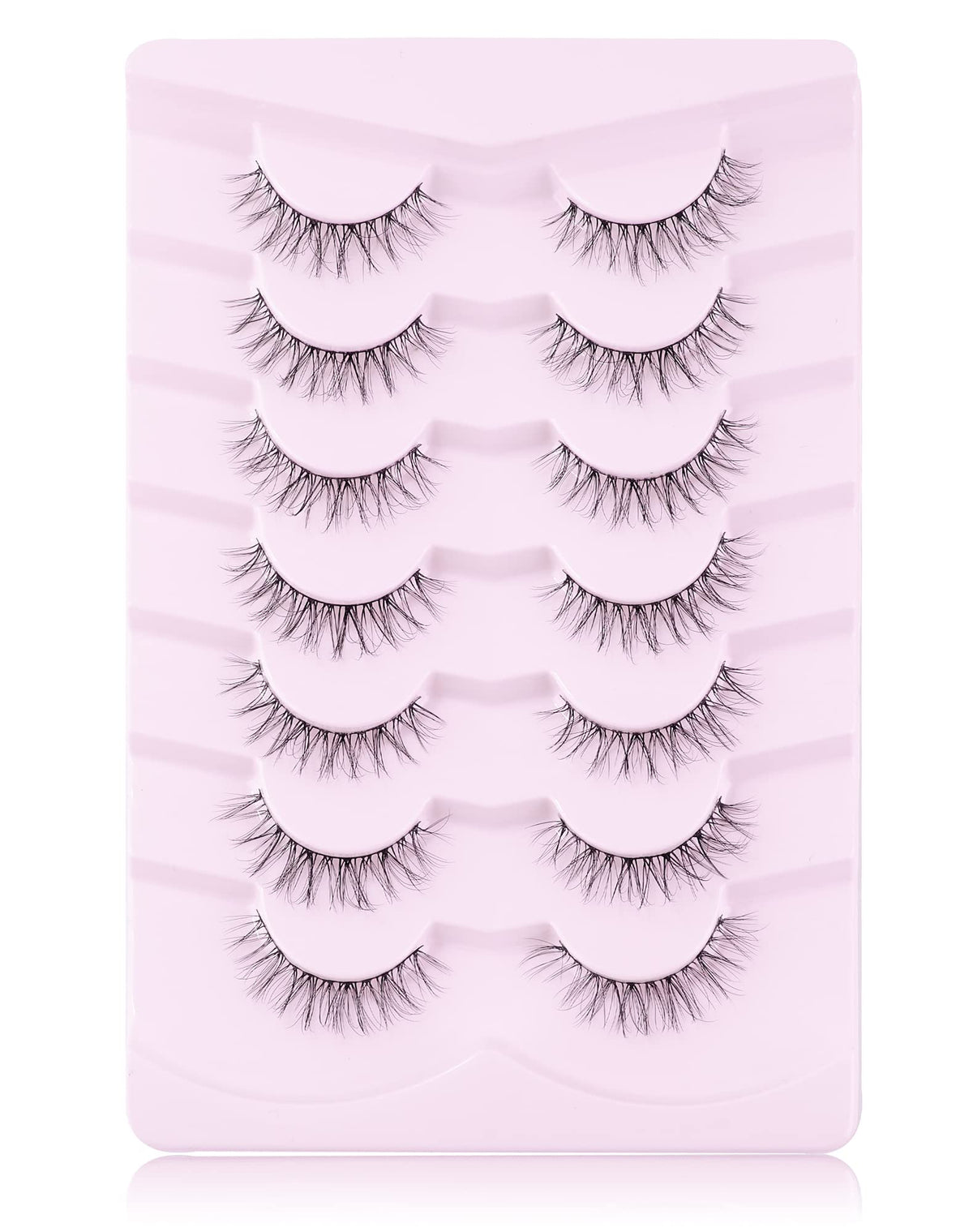 Onlyall model closeup with lashes applied demonstrating subtle enhancement