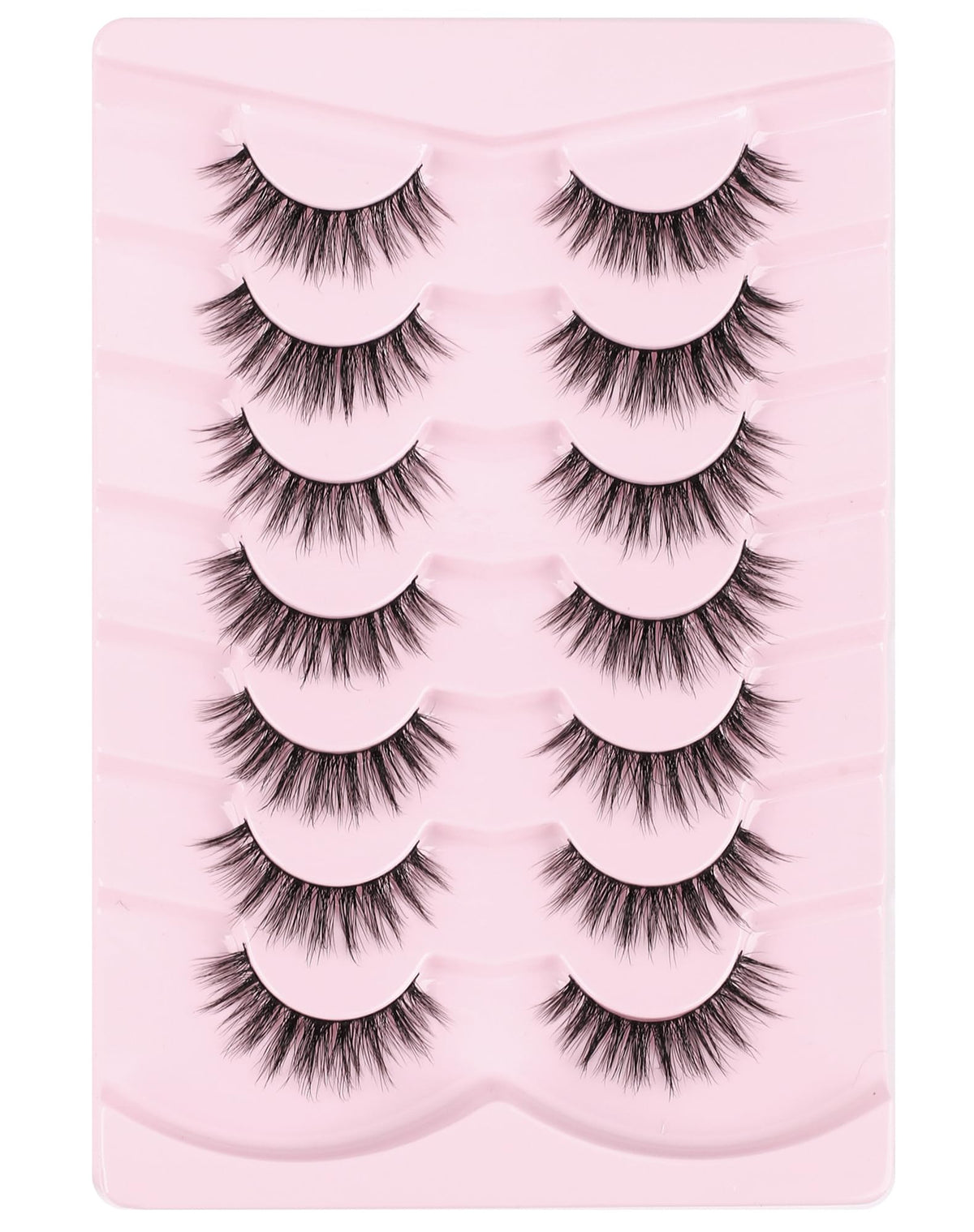 Onlyall lashes beside ruler to show scale and easy trimming for custom fit