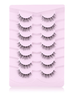 Onlyall lashes in hand showing scale and easy trimming benefit