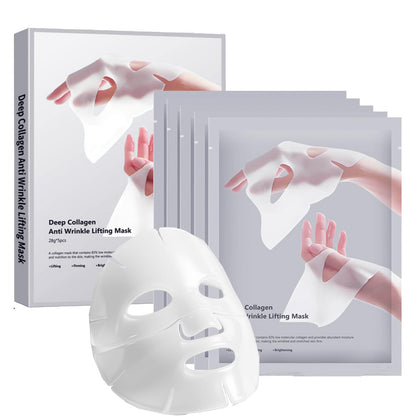ONMYLOVIN front packaging showing five hydrogel mask sachets and benefits