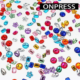 ONPRESS close-up of hearts stars and bows showcasing detailed shapes and color