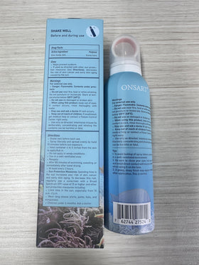 ONSART splash test demonstrating water resistance for outdoor use