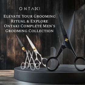 ONTaki scissors beside ruler demonstrating 5-inch size for control