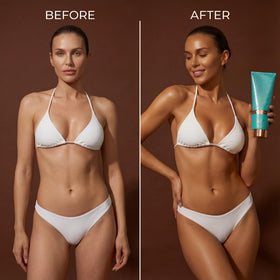 Onyx beside a tanning bed setup showing indoor tanning compatibility benefit