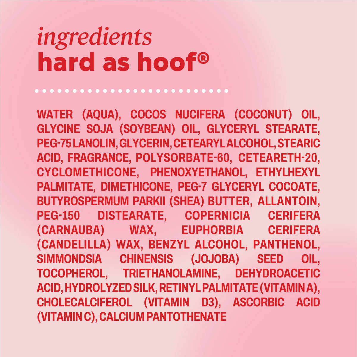Onyx Professional label close-up highlighting key strengthening ingredients