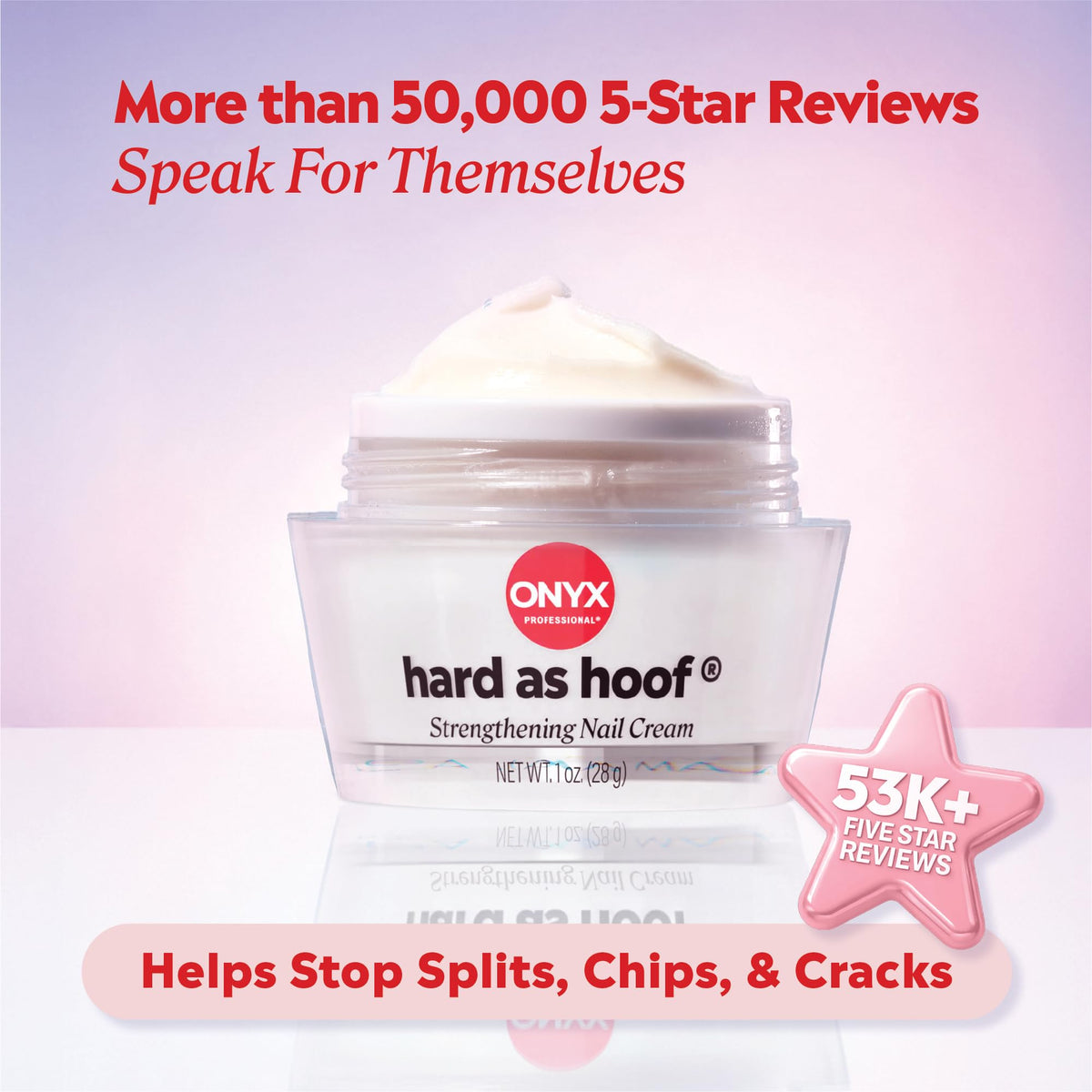 Cream on fingertip ready to apply showcasing Onyx Professional nourishment