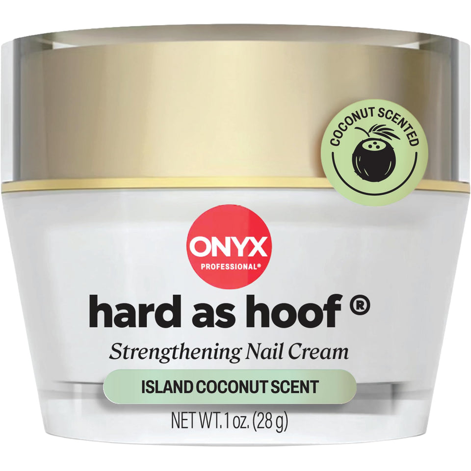 Onyx Professional front jar showing island coconut scent and professional branding for immediate recognition