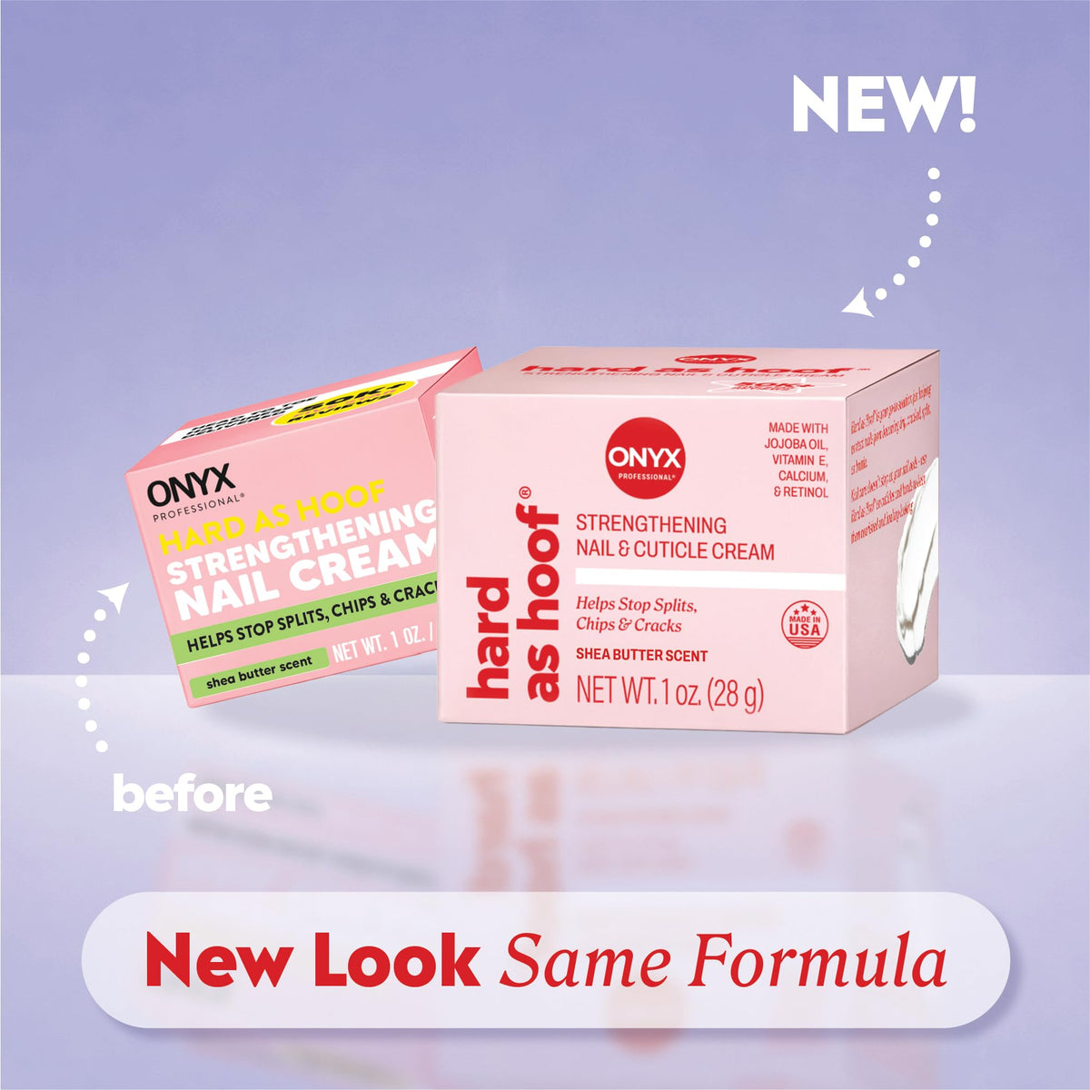 Onyx Professional open jar showing creamy shea butter texture and absorbency