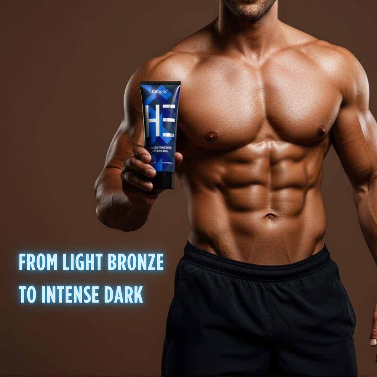 Onyx in a tanning bed setting showing compatibility with indoor tanning