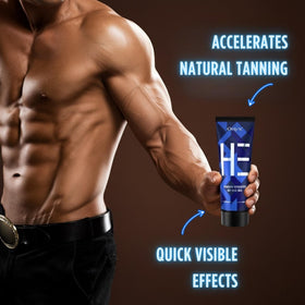 Onyx lotion texture on pump demonstrating non-greasy fast-absorbing formula