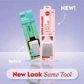 Onyx Professional stainless steel head close-up, durable precise callus removal
