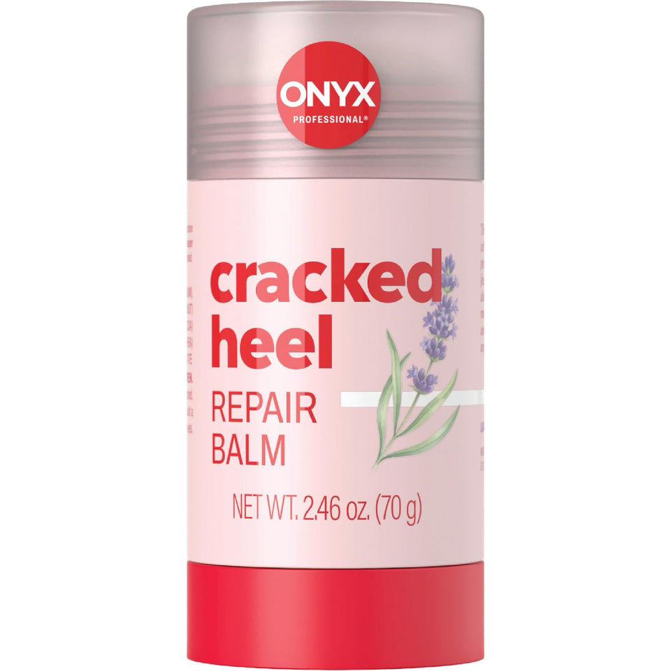 Onyx Professional front packaging showing lavender-scented heel balm benefit hydration