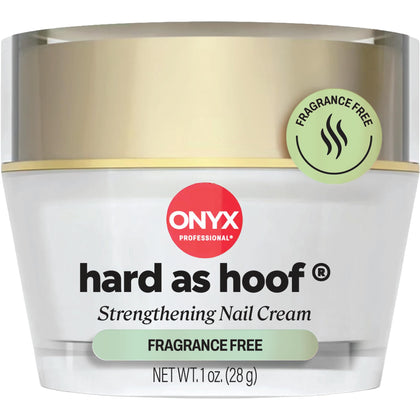 Onyx Professional front packaging showing unscented nail cream, promotes repair