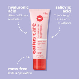 Onyx Professional gel texture drop highlighting hydrating ingredients for smoother skin