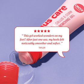Onyx Professional label close-up showing ingredients that hydrate and soften