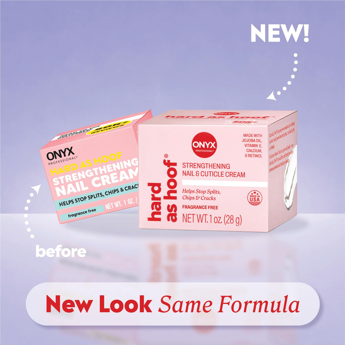 Onyx Professional jar open top view, revealing cream texture and easy access