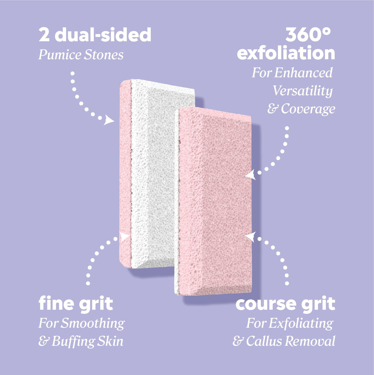 Onyx Professional coarse side close-up revealing abrasive texture for fast exfoliation