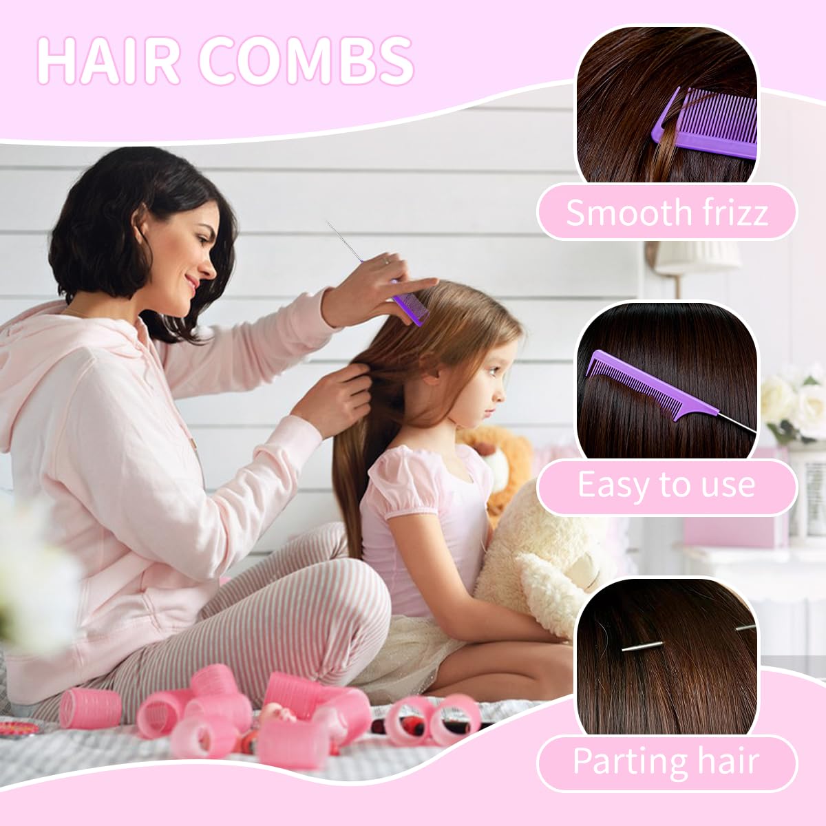 Ooosonlu in-hair pony demonstrating secure hold and gentle finish