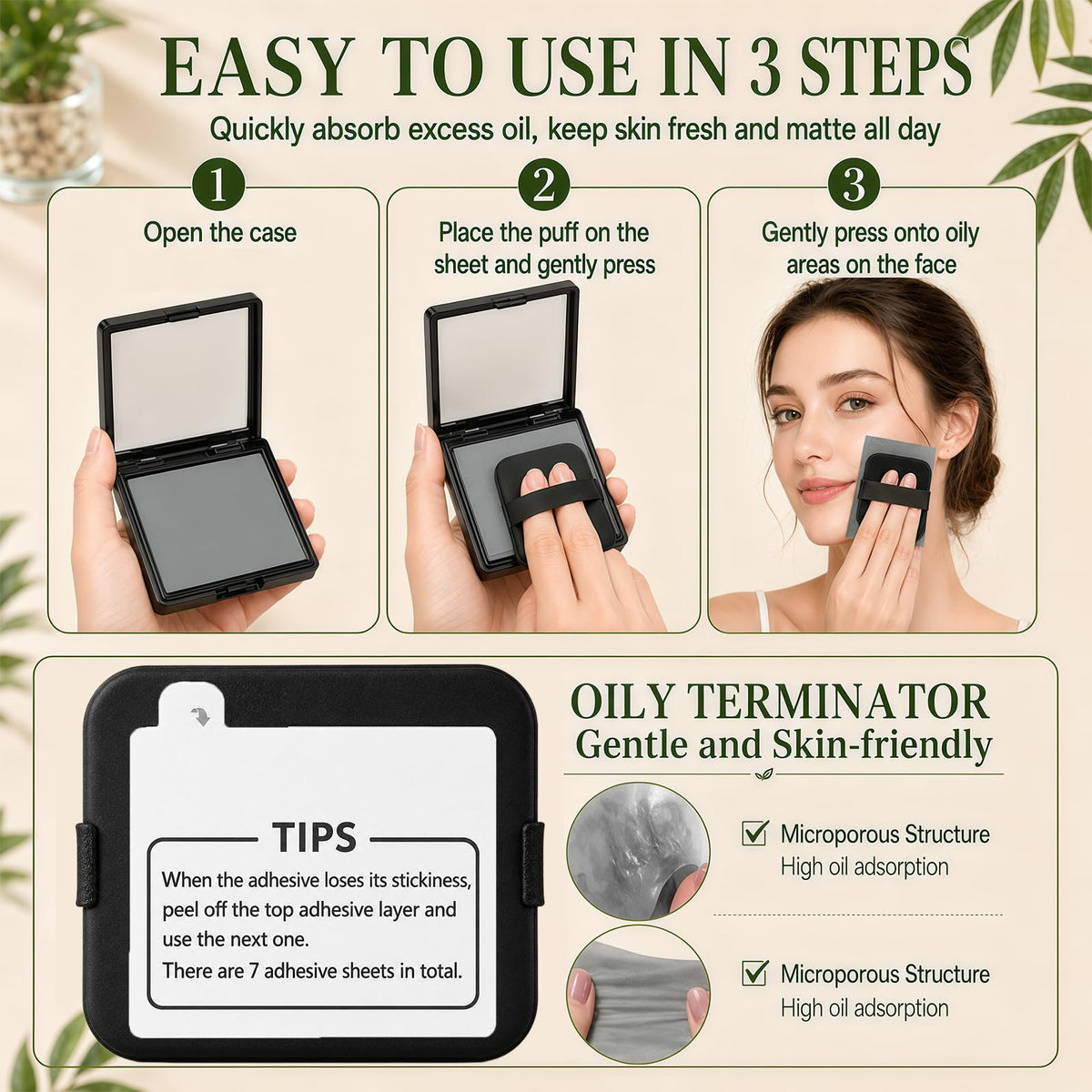 OOPPOO slim compact inside a purse showing portable, travel-ready design
