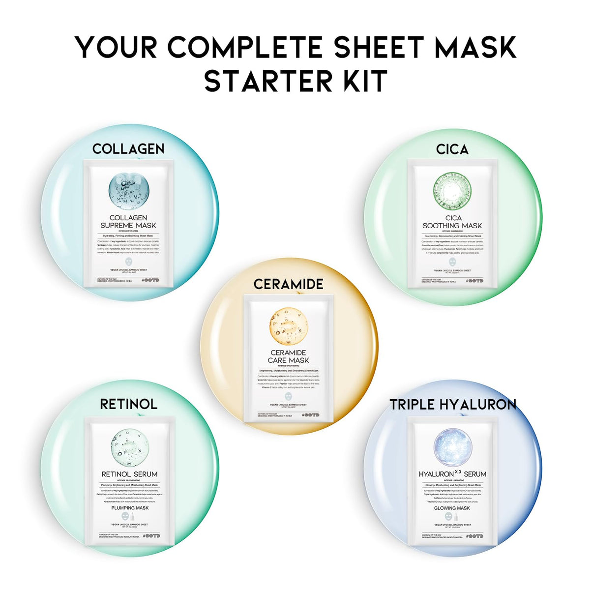 #OOTD cica mask label detail highlighting soothing centella benefits