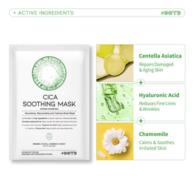 #OOTD mask in use on model relaxing to show instant soothing and moisture
