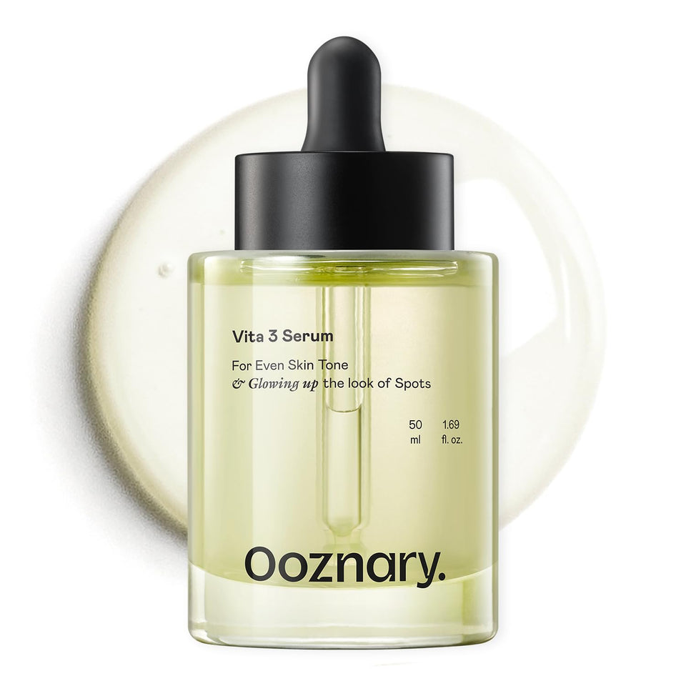 OOZNARY front packaging showing bottle and box, highlights product clarity