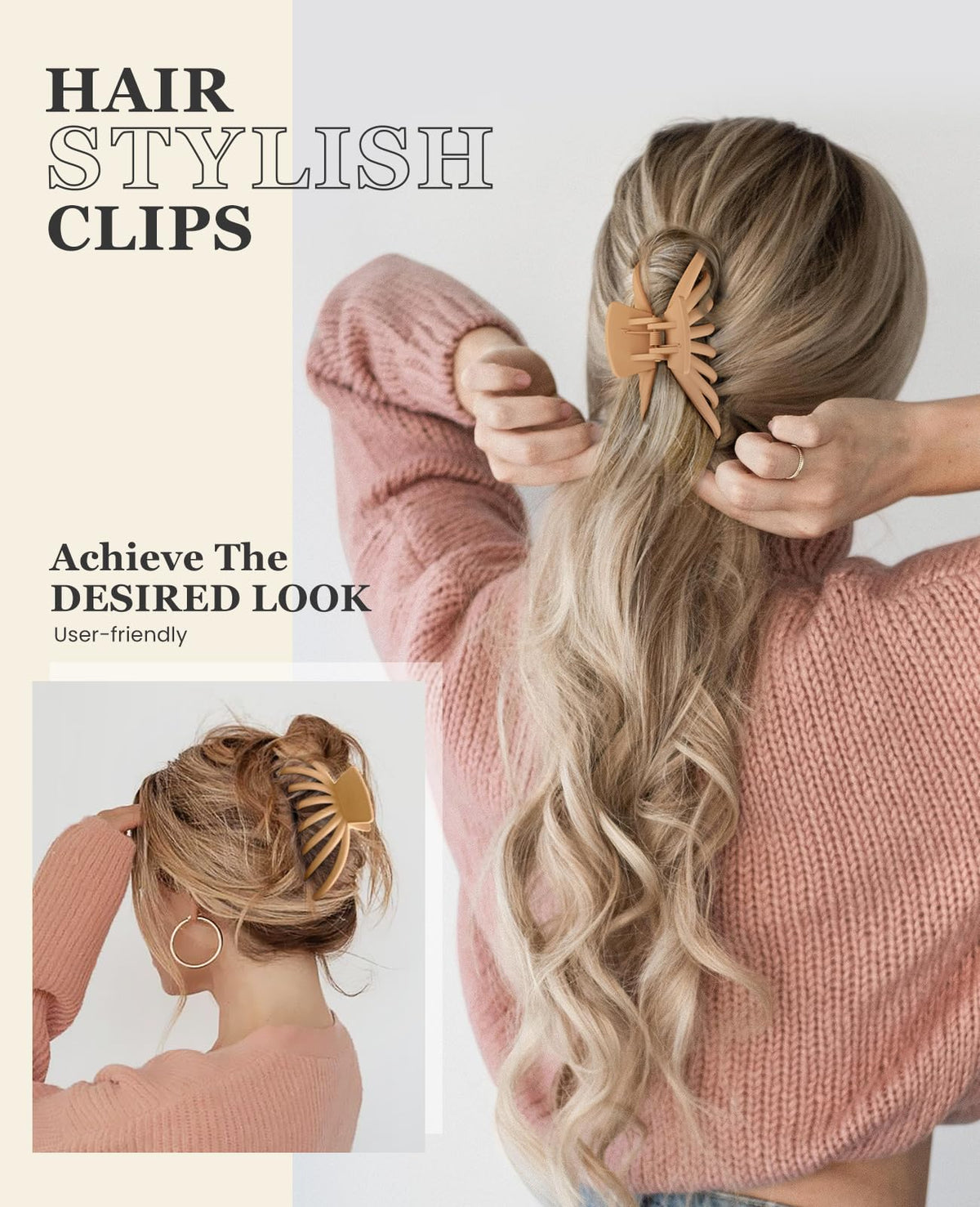 OPAUL blonde clip close-up highlighting teeth and comfortable hold