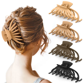 OPAUL front view of 4-pack neutral clips shows variety and convenience
