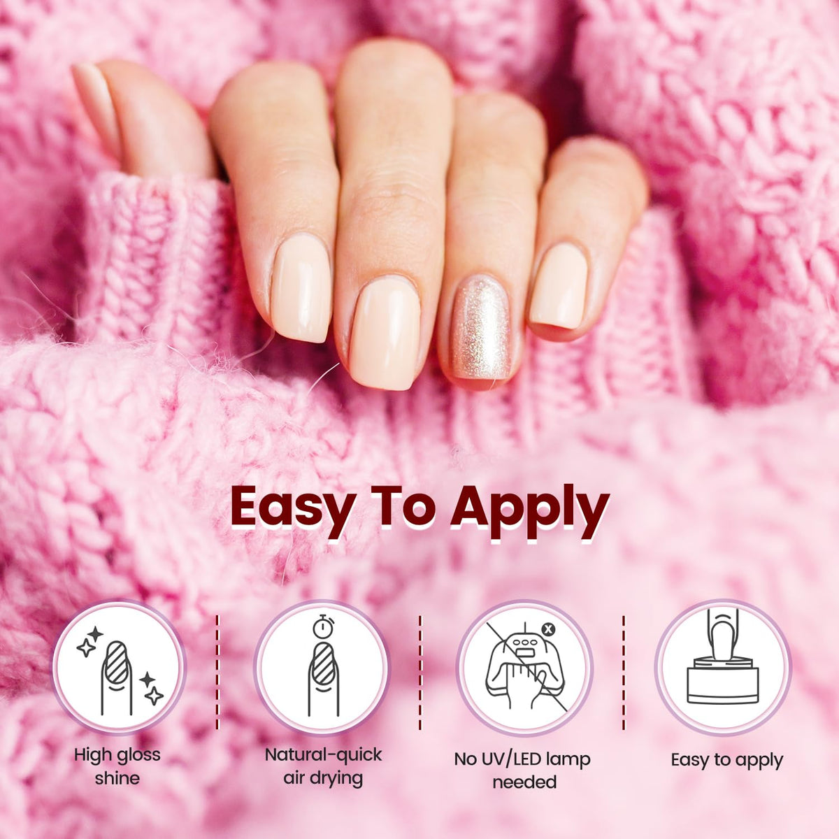 OpenLive base coat top coat and activator bottles arranged to show essential bonding liquids