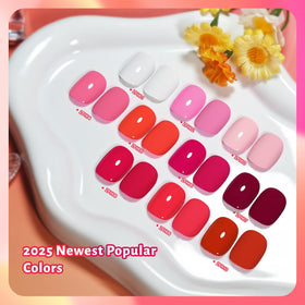 OpenLive row of 5ml bottles showing diverse pink shades and finishes for variety