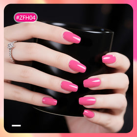OpenLive nail-wheel swatches displaying ten pink colors for easy selection