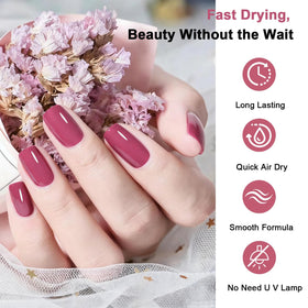 OpenLive polish applied in manicure demonstrating quick-dry convenience