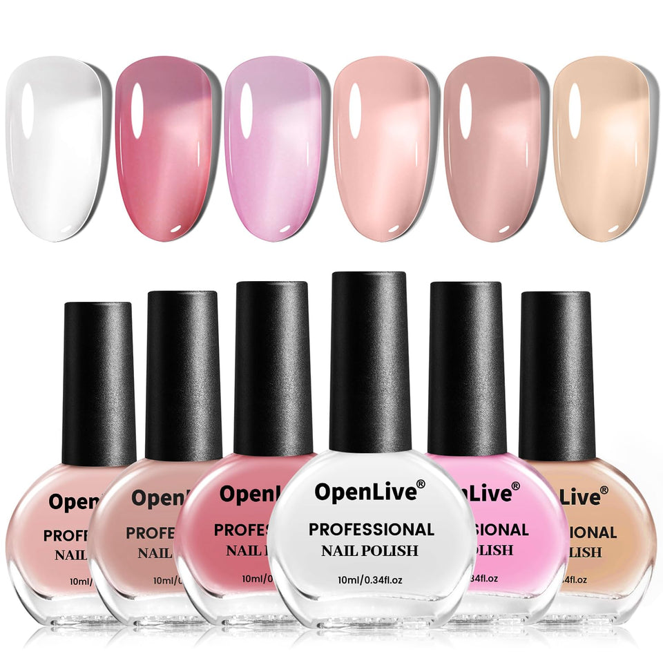 OpenLive front packaging showing six bottles and immediate color choices for easy selection