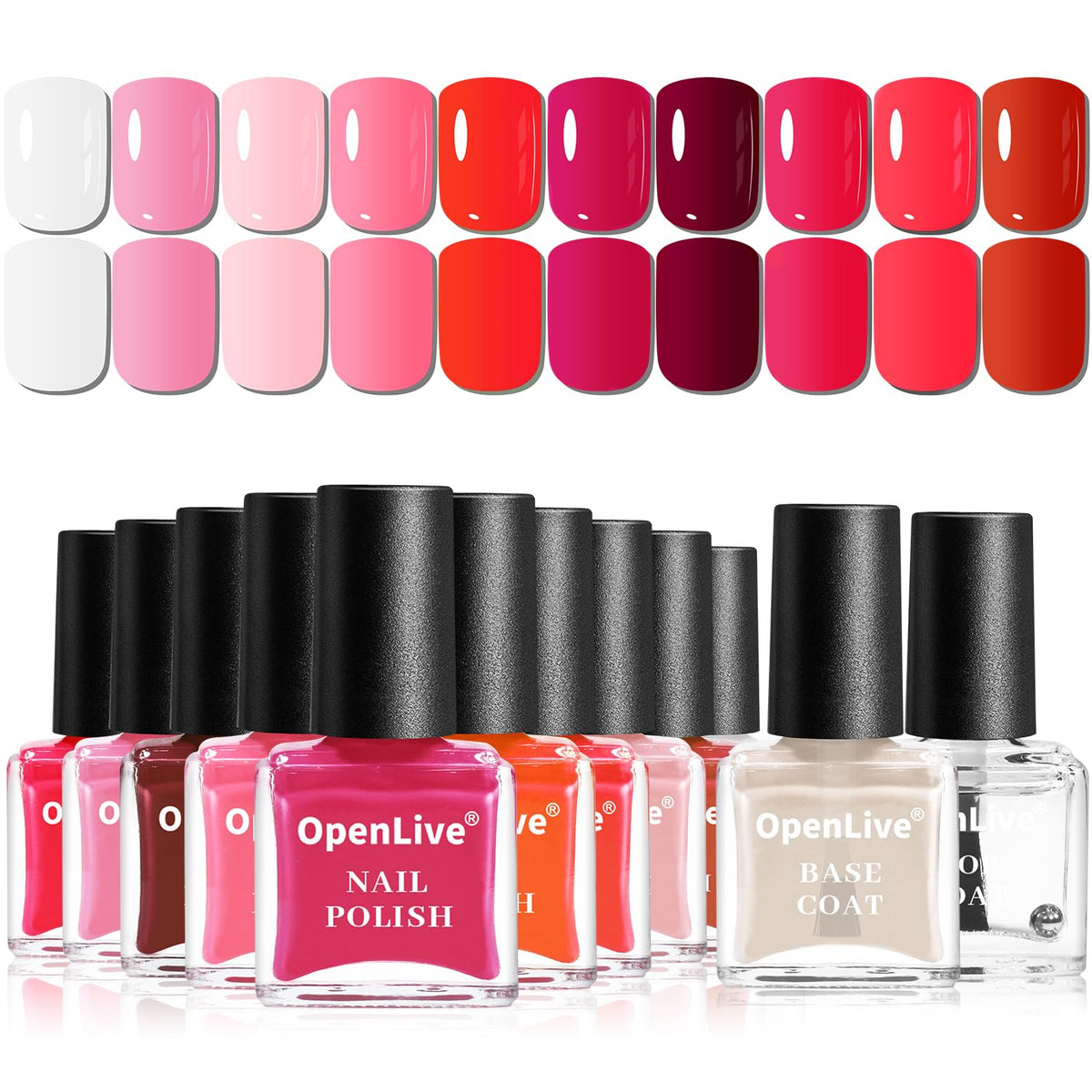OpenLive front packaging showing full 12-piece kit and colors, great for gifting