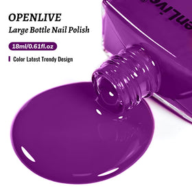 OpenLive lifestyle at-home manicure showing fast, neat application