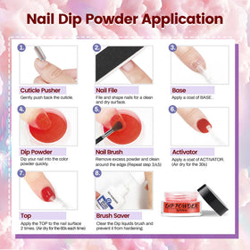 OpenLive lifestyle home salon setup with tools and powders for convenient at-home manicures