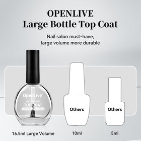 OpenLive bottle on vanity styled scene for salon-quality results