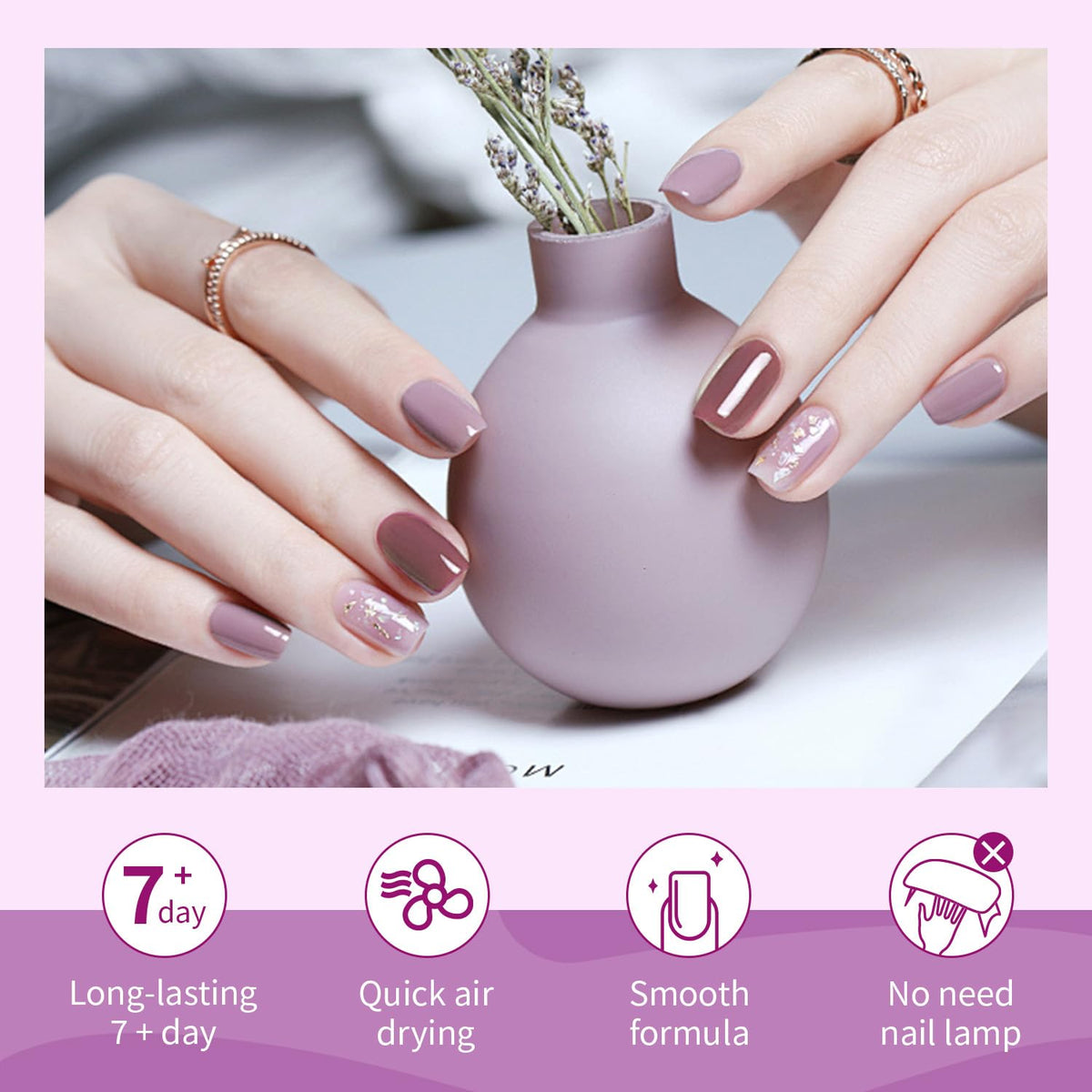 OpenLive polish being applied demonstrating fast-dry formula for quicker manicures