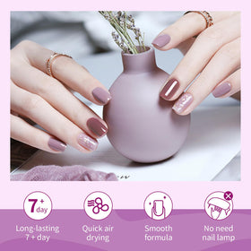 OpenLive polish being applied demonstrating fast-dry formula for quicker manicures