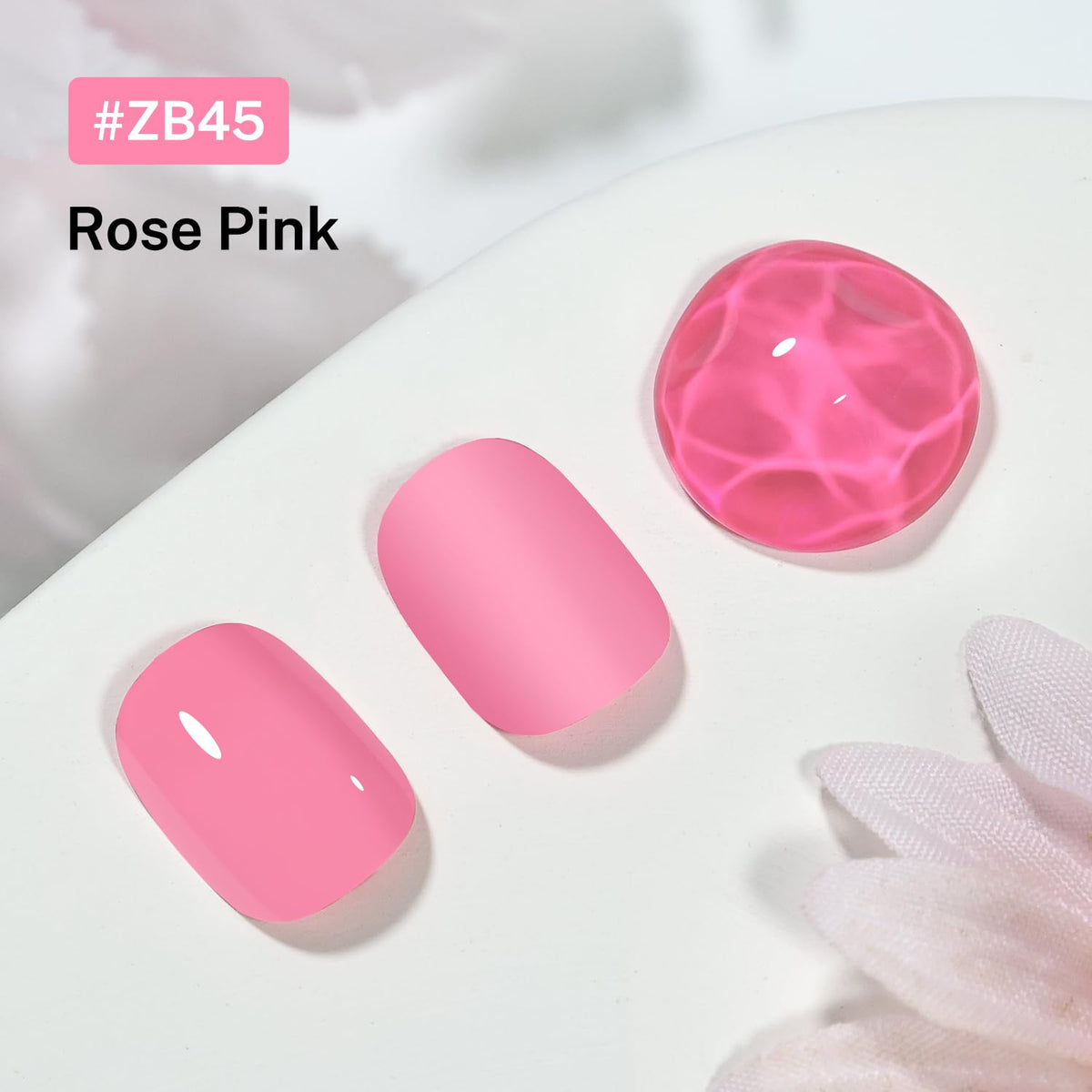 OpenLive brush stroke of rose pink showing smooth, even pigmentation benefit