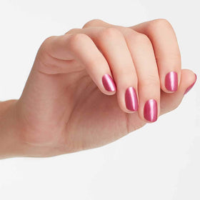OPI ProWide brush stroke of A-Rose at Dawn demonstrating smooth, streak-free application