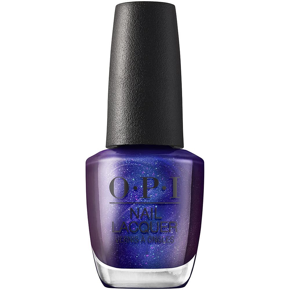 OPI bottle front view showing deep purple shimmer and glossy finish