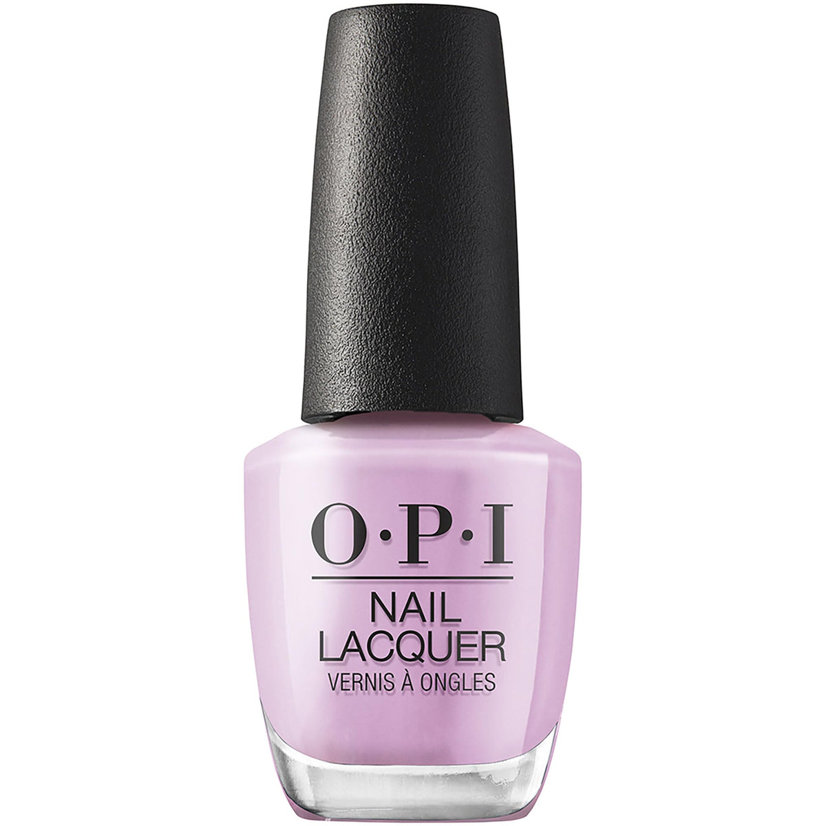OPI front packaging showing light purple crème and high-shine finish