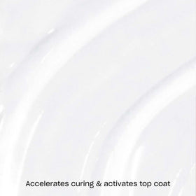 OPI activator texture closeup highlighting fast-drying formula and finish
