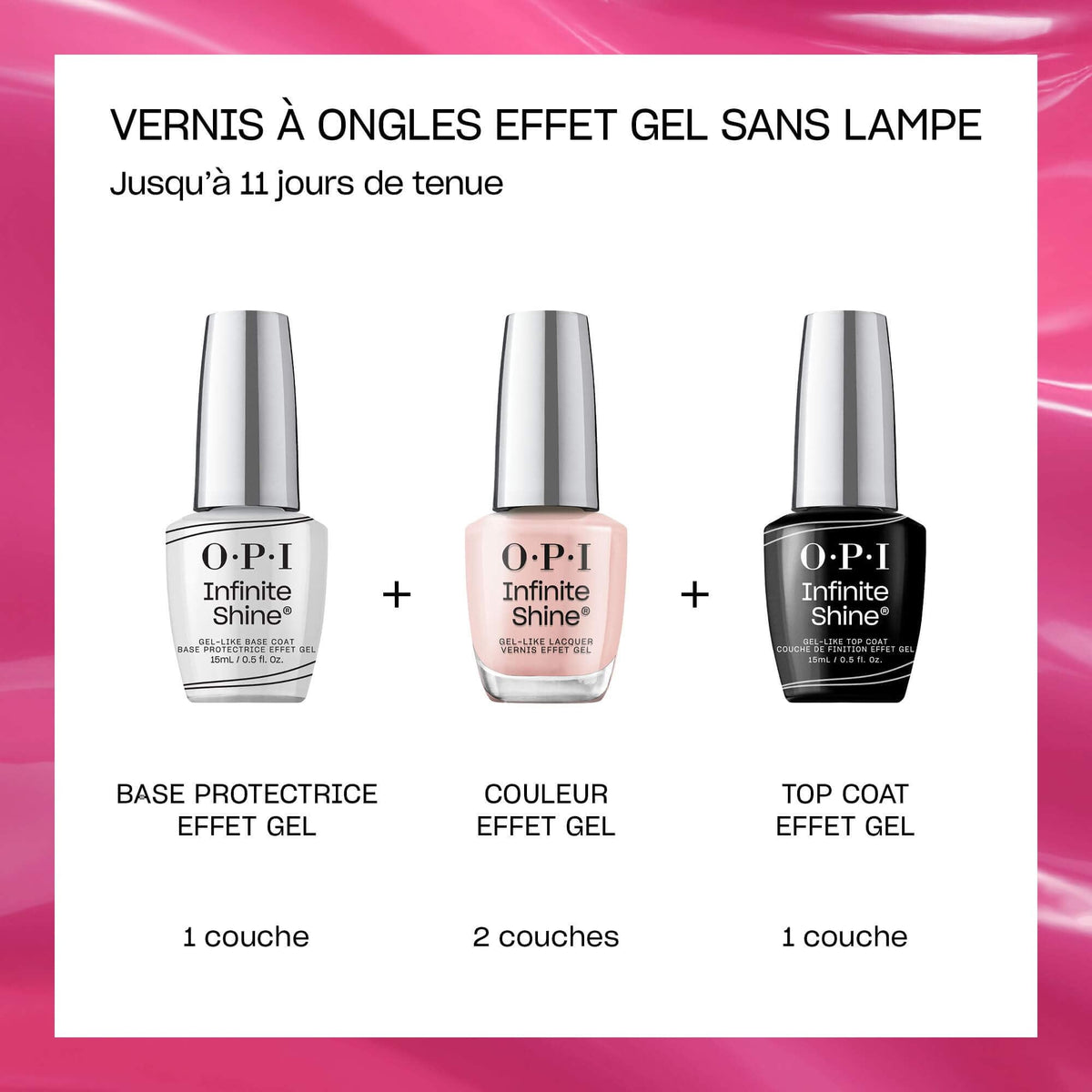 OPI Alpine Snow manicure on hands in lifestyle scene demonstrating lasting salon shine