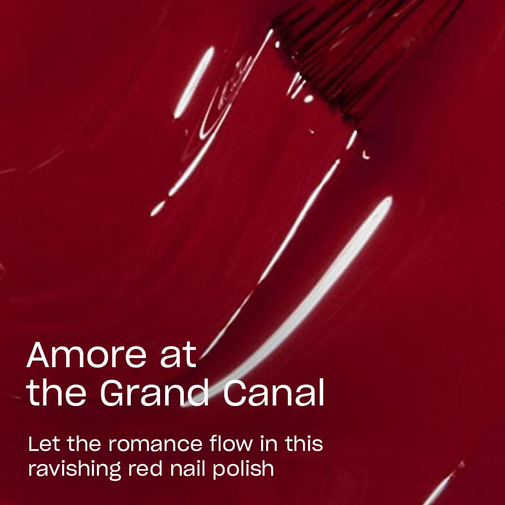 OPI brush stroke demonstrating smooth application and streak-free finish
