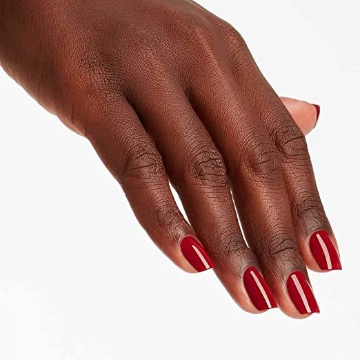 Close-up of OPI lacquer texture highlighting creamy, chip-resistant formula